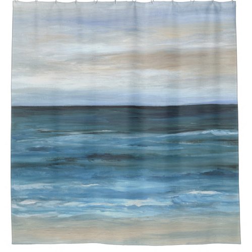 Sea View 266 ocean beach Shower Curtain