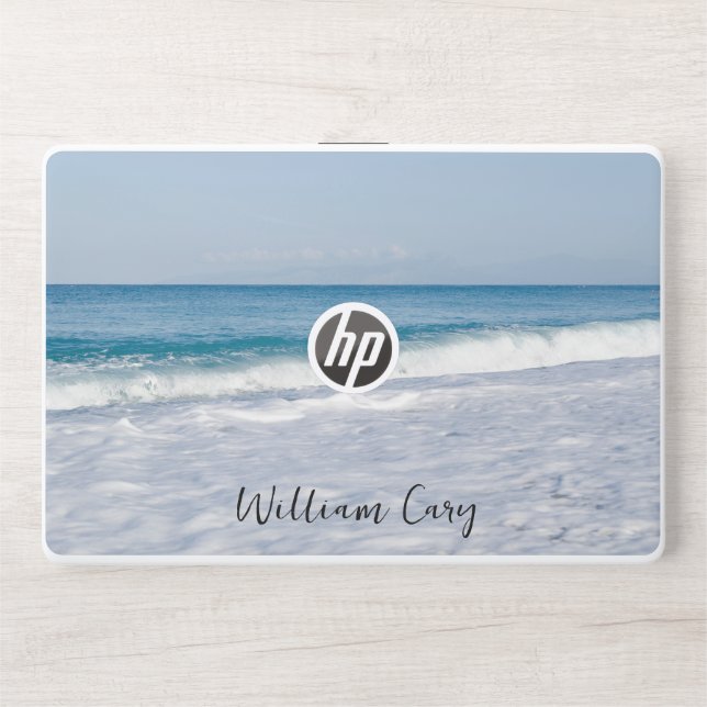 Sea View Blue Sky and Monogram HP Laptop Skin (Front)