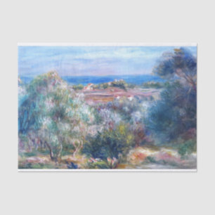 Sea view by Auguste Renoir Tissue Paper