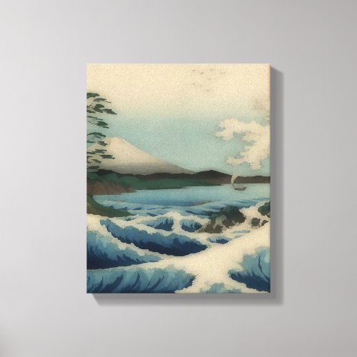 Sea view from Satta Point Canvas Print