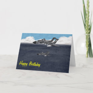 Sea Vixen FAA Birthday Card