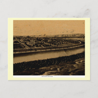 Sea Wall, Galveston, Texas 1909 Vintage Postcard