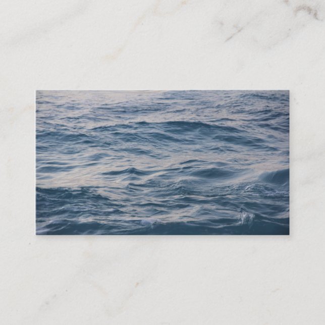 Sea water closeup  business card (Front)