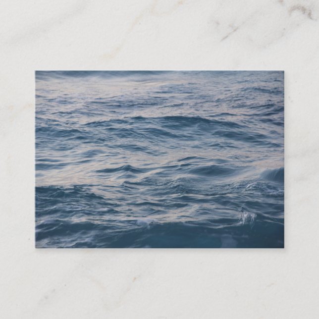 Sea water closeup business card (Front)
