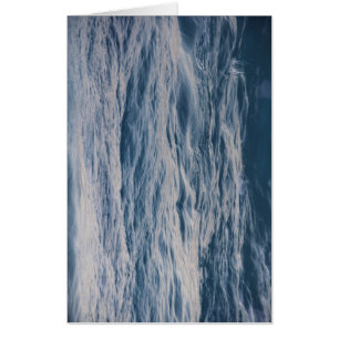 Sea water closeup card