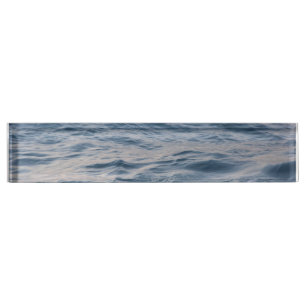 Sea water closeup  desk name plate