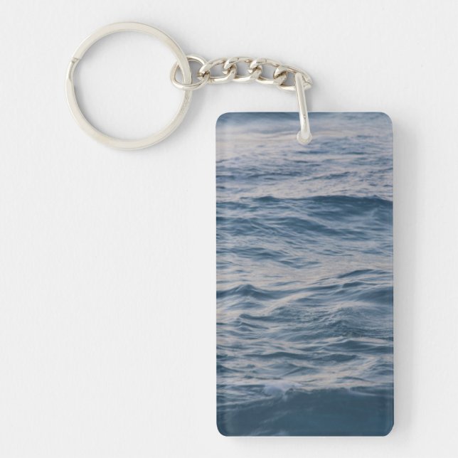 Sea water closeup  keychain (Front)