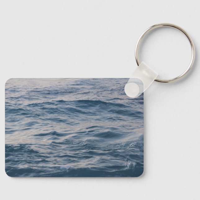 Sea water closeup  keychain (Front)