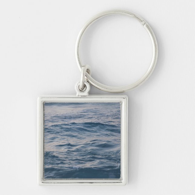 Sea water closeup  keychain (Front)