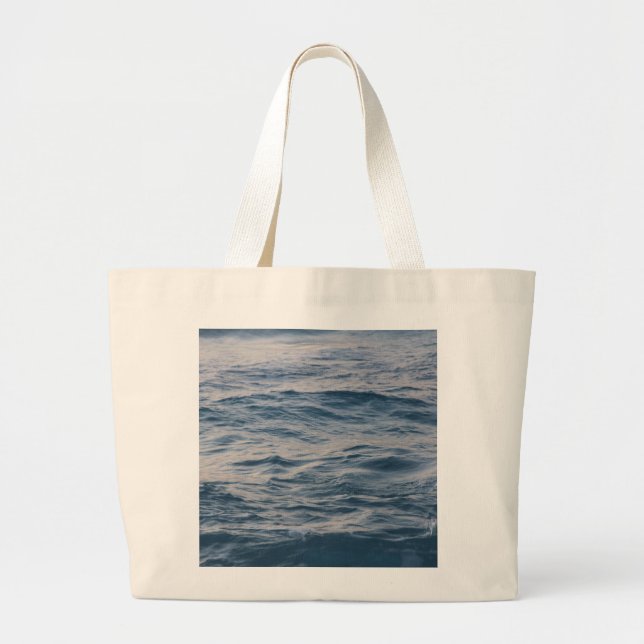 Sea water closeup  large tote bag (Front)