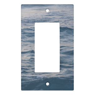 Sea water closeup  light switch cover