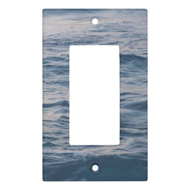 Sea water closeup  light switch cover (Front)