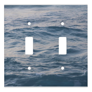 Sea water closeup  light switch cover