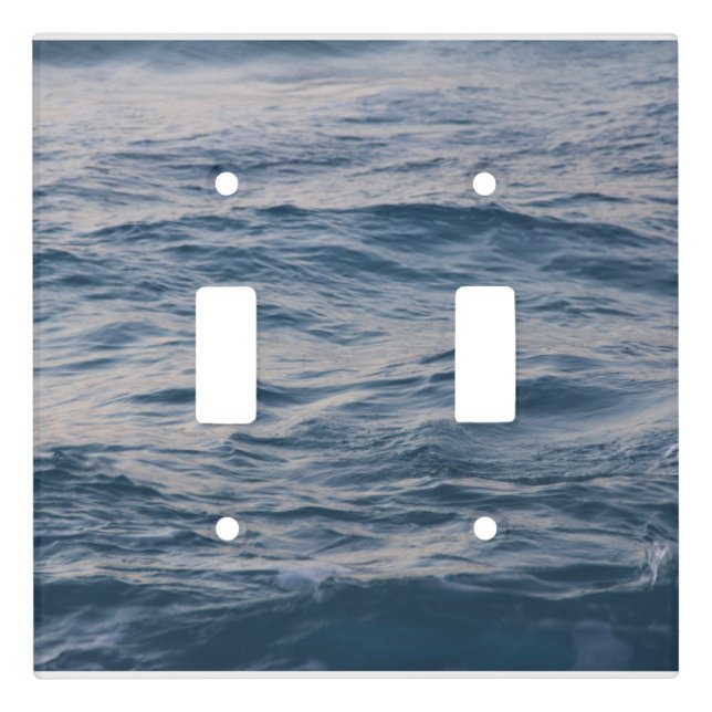 Sea water closeup  light switch cover (Front)
