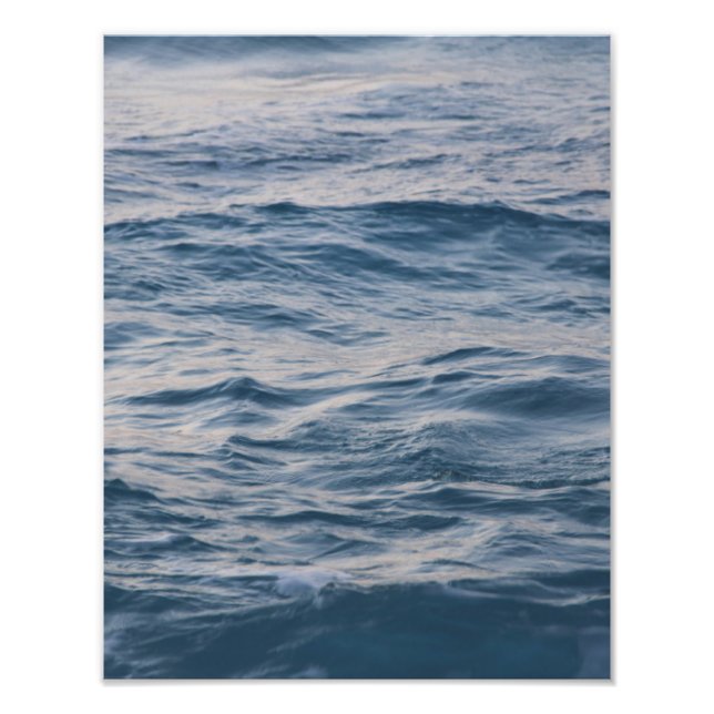Sea water closeup  photo print (Front)