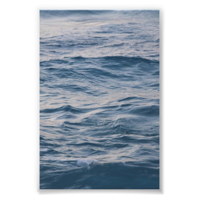 Sea water closeup photo print (Front)