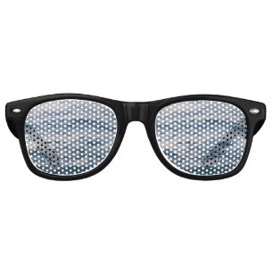 Sea water closeup  retro sunglasses