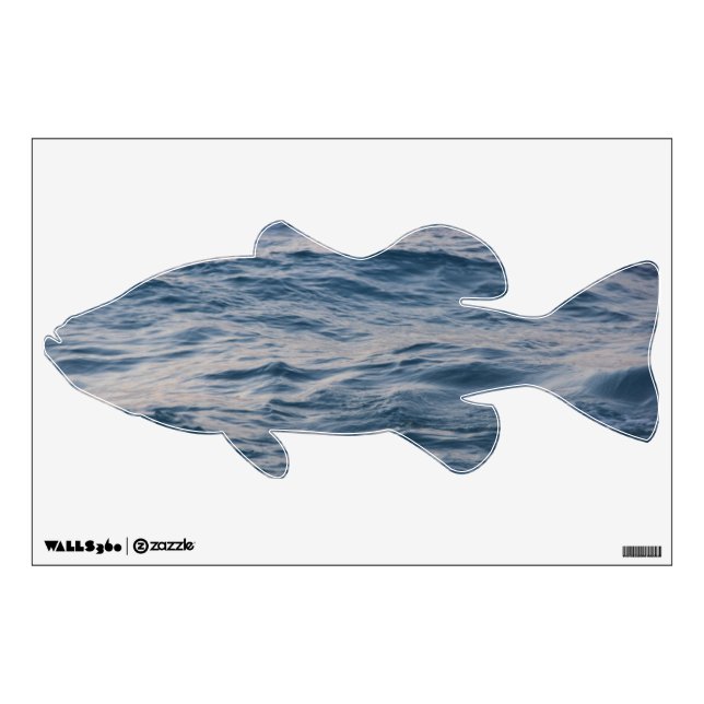 Sea water closeup  wall decal (Front)