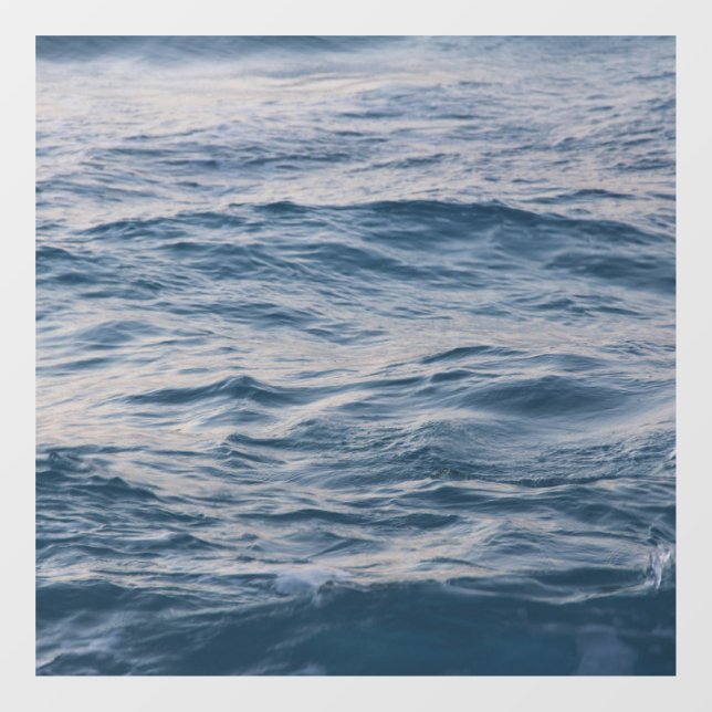 Sea water closeup  window cling (Sheet)