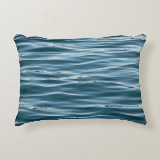 Sea water in the morning accent pillow