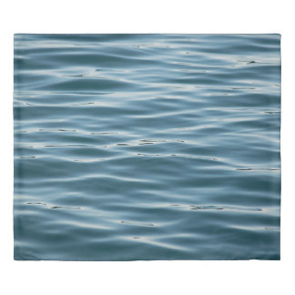 Sea water in the morning duvet cover