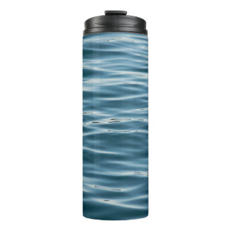 Sea water in the morning thermal tumbler
