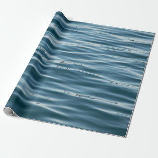 Sea water in the morning wrapping paper