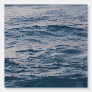 Sea Water Ripple Close-Up Photo Foam Board