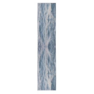 Sea Water Ripple Close-Up Photo Short Table Runner