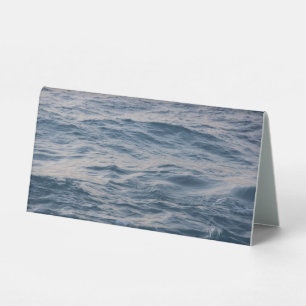 Sea Water Ripple Close-Up Photo Table Tent