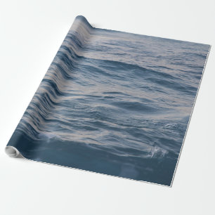 Sea Water Ripple Close-Up Photo Wrapping Paper