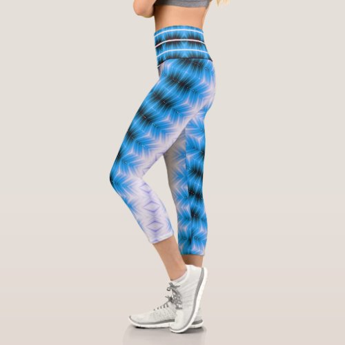 sea wave  capri leggings