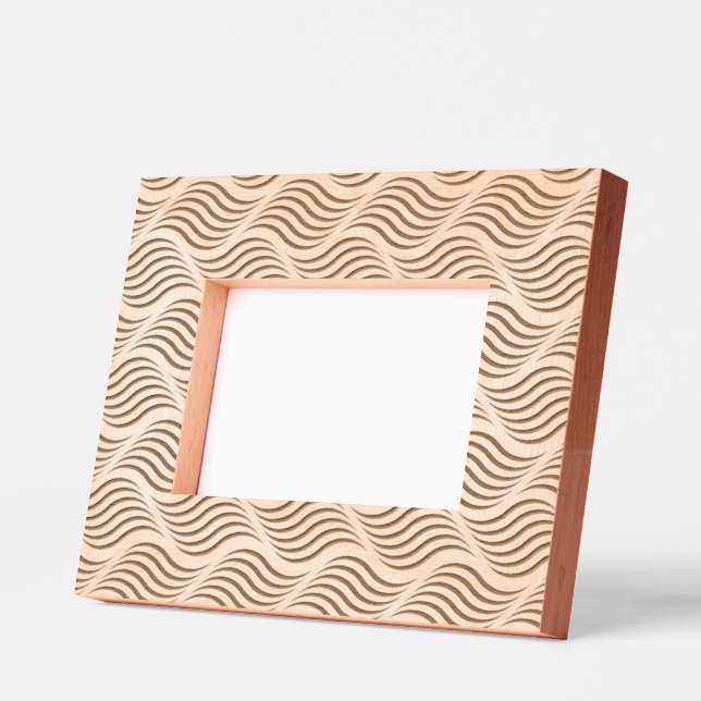 Sea waves engraved frames (Left)