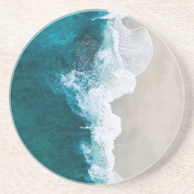 Sea Waves - Maldives Shore Coaster (Front)