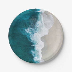 Sea Waves - Maldives Shore Paper Plates