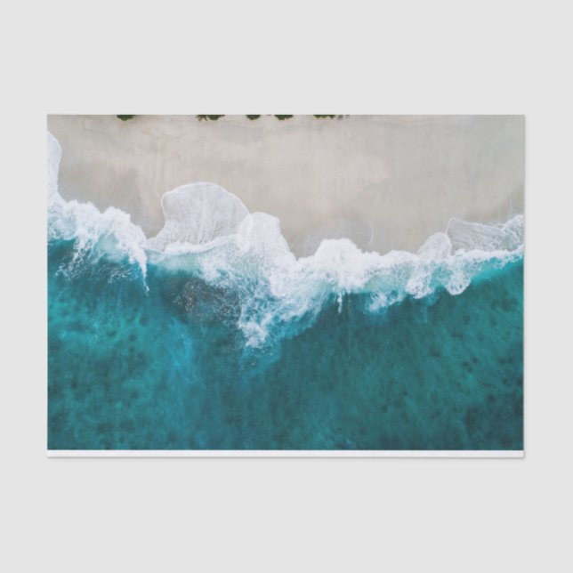 Sea Waves - Maldives Shore Tissue Paper (Front)