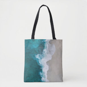 Sea Waves - Maldives Shore Tote Bag