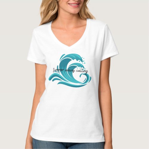 sea waves T_Shirt