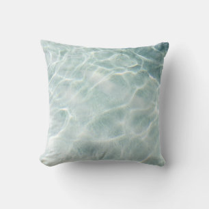 Sea Waves Throw Pillow