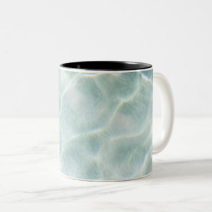Sea Waves Two-Tone Coffee Mug