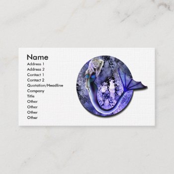 Sea Witch Business Cards by MoonArtandDesigns at Zazzle