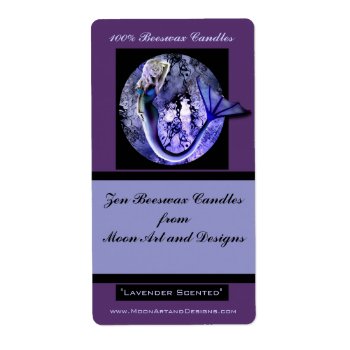Sea Witch Mermaid Craft Or Wine Label 2 by MoonArtandDesigns at Zazzle