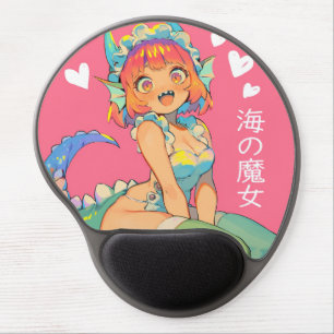Sea Witch "Umi no Majo" Kawaii Anime Monster Girl Gel Mouse Pad