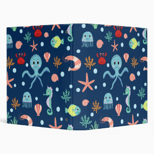 Sea World 3 Ring Binder