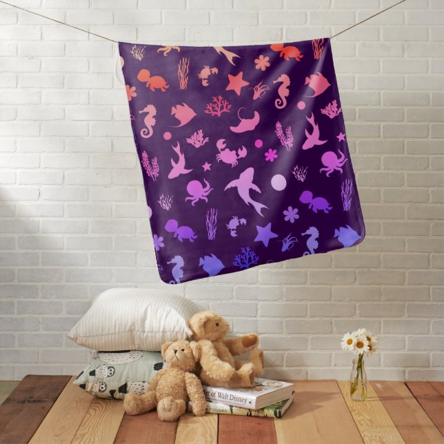 Sea World Baby Blanket (In Situ)