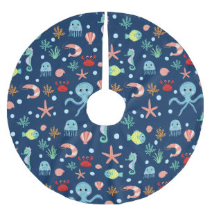 Sea World Brushed Polyester Tree Skirt