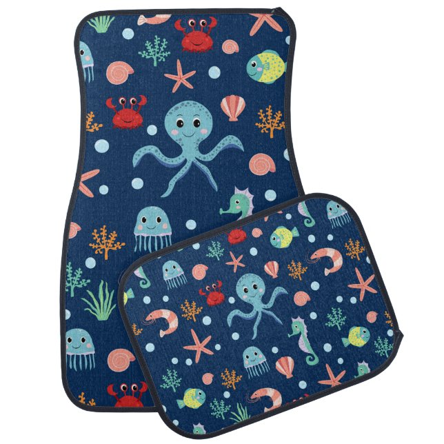 Sea World Car Floor Mat (Set)