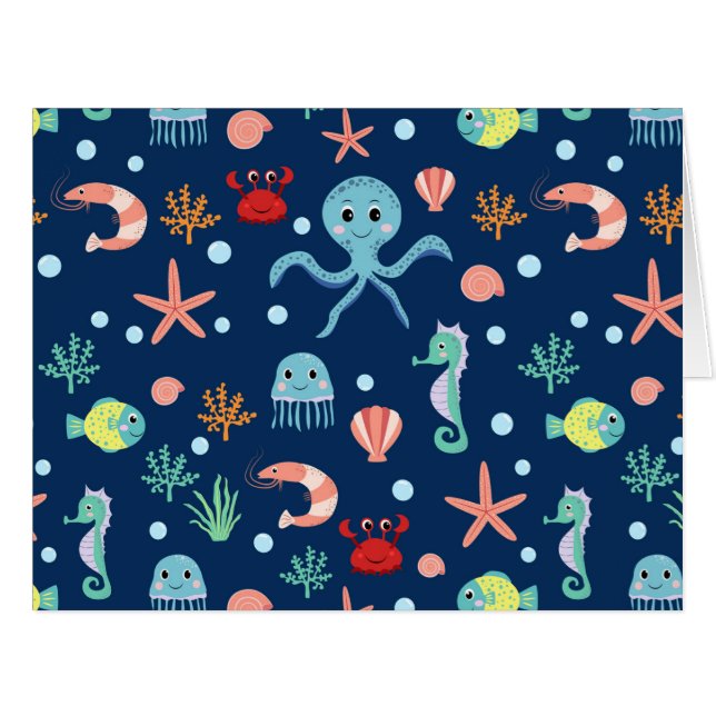 Sea World Cards (Front Horizontal)
