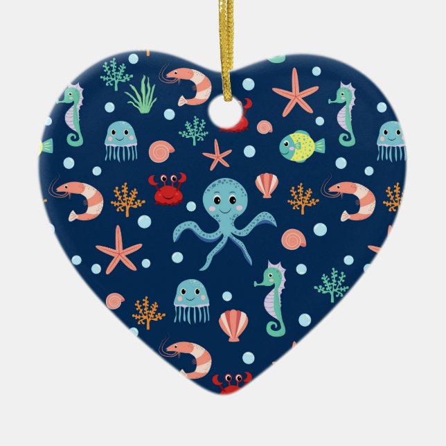 Sea World Ceramic Ornament (Front)