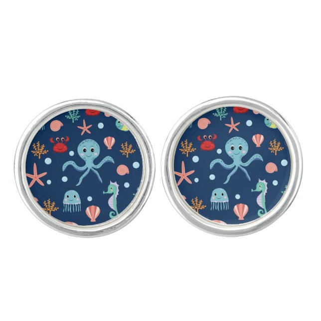 Sea World Cufflinks (Front)